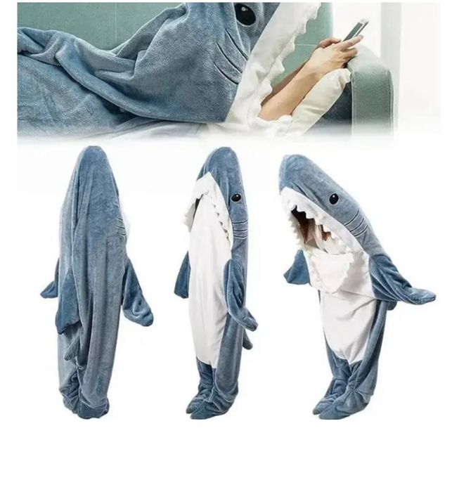 Плед-піжама акула