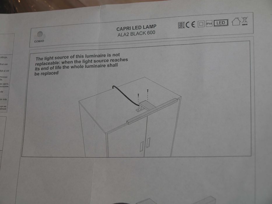 lampa led nad szafkowa