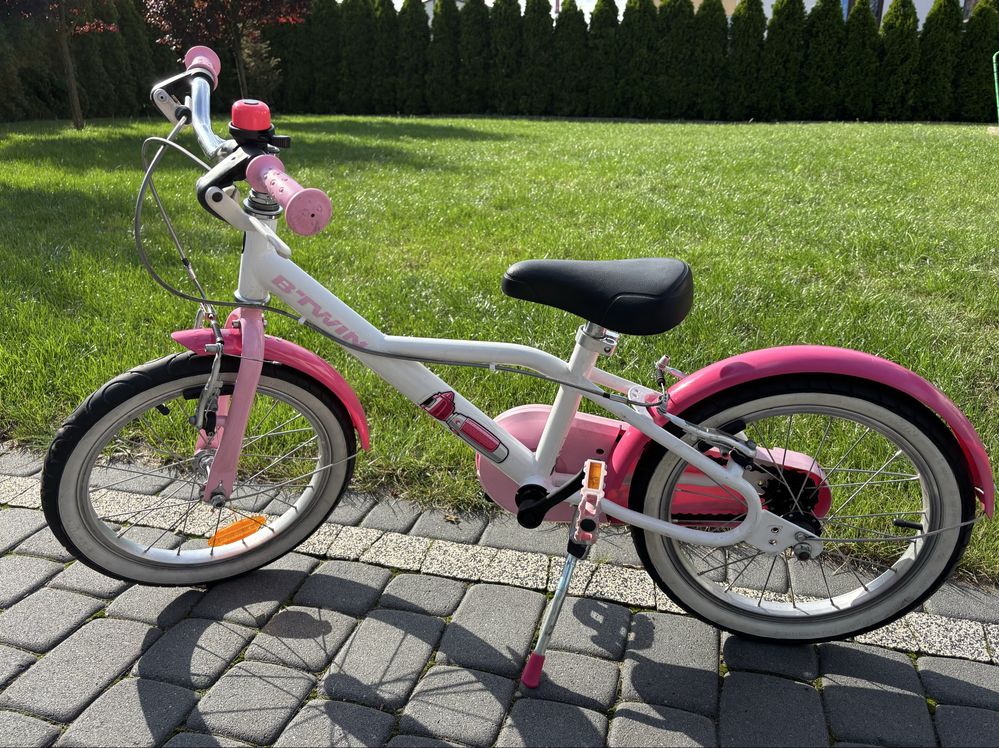 Rower B’twin Docto Girl 500 Koła 16 cali Super Stan GRATIS KASK