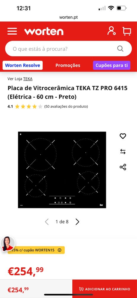 TEKA - Forno e placa como novos