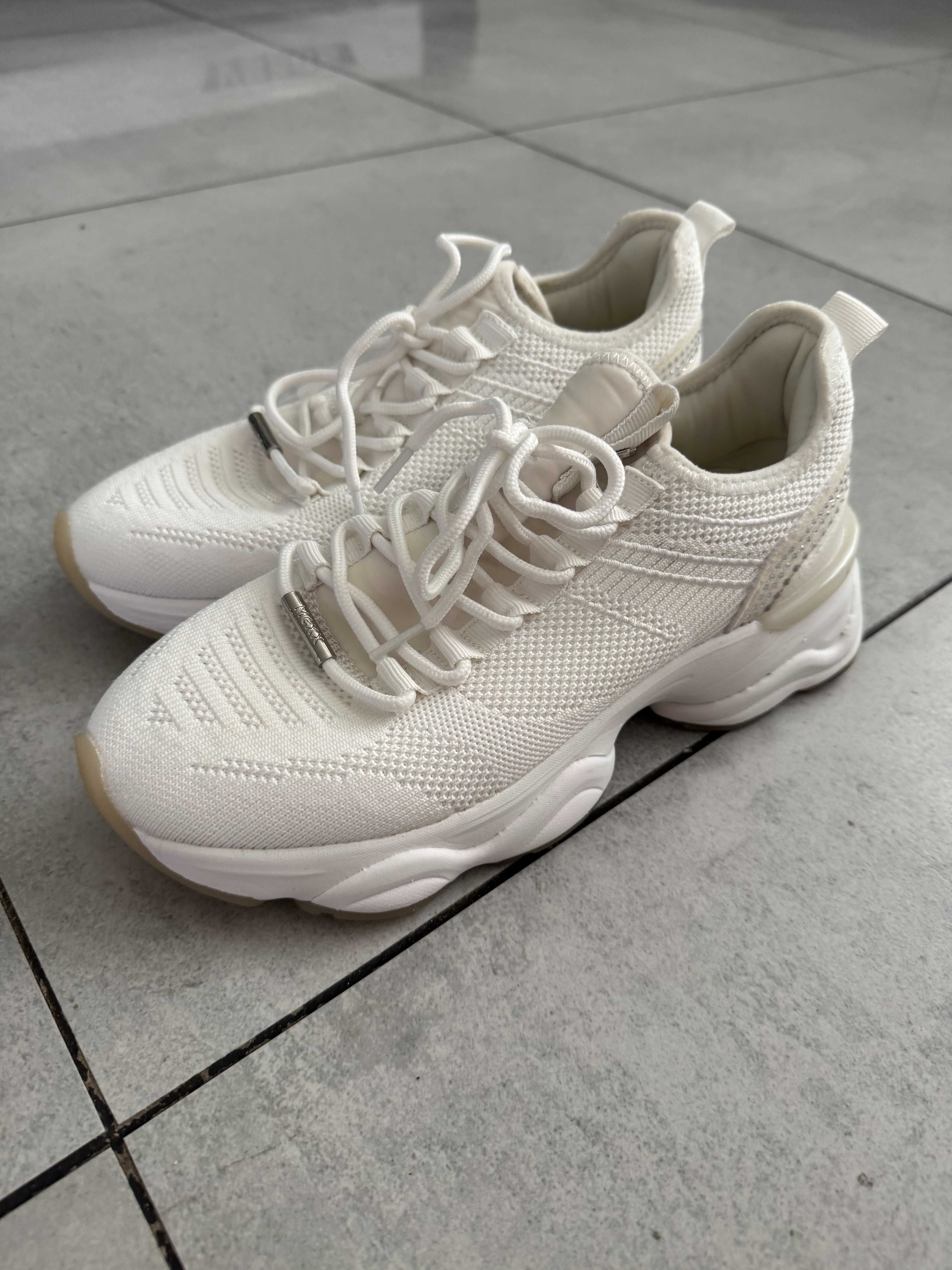 Sneakersy adidasy Mexx roz. 38 w kolorze bieli z cyrkoniami CCC