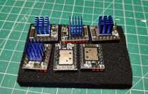 Drivers de motor silenciosos impressora 3d TMC2209 V1.2