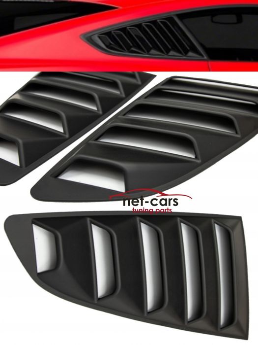 Żaluzja osłona szyb bocznych FORD MUSTANG 6 -17r wzór GT 500 RTR