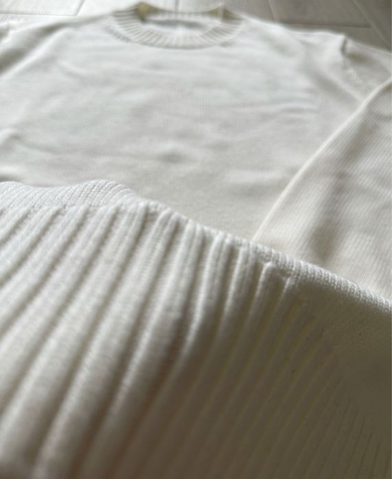 Suitsupply светр чоловічий вовна бежевий білий XL