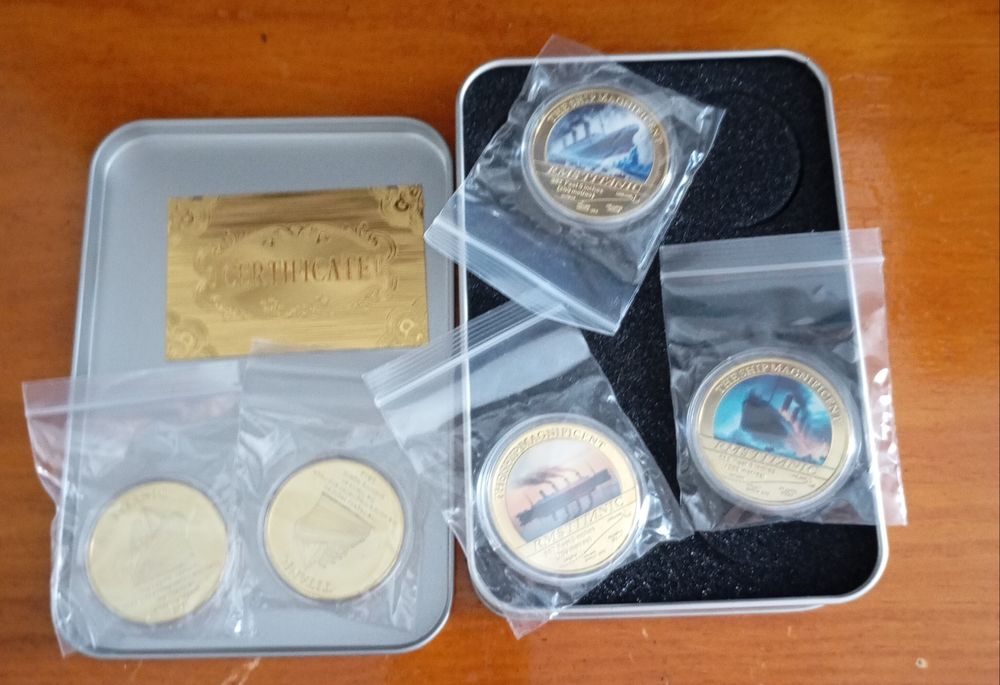 Coleção de medalhas do Titanic