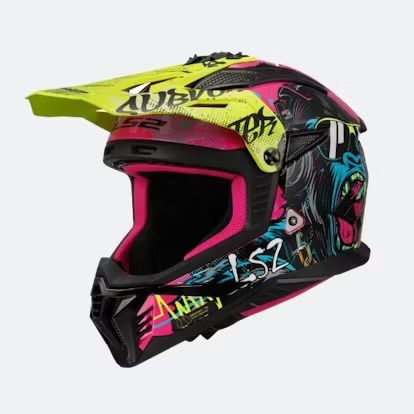Kask Cross LS2 MX708 Fast II Gorilla