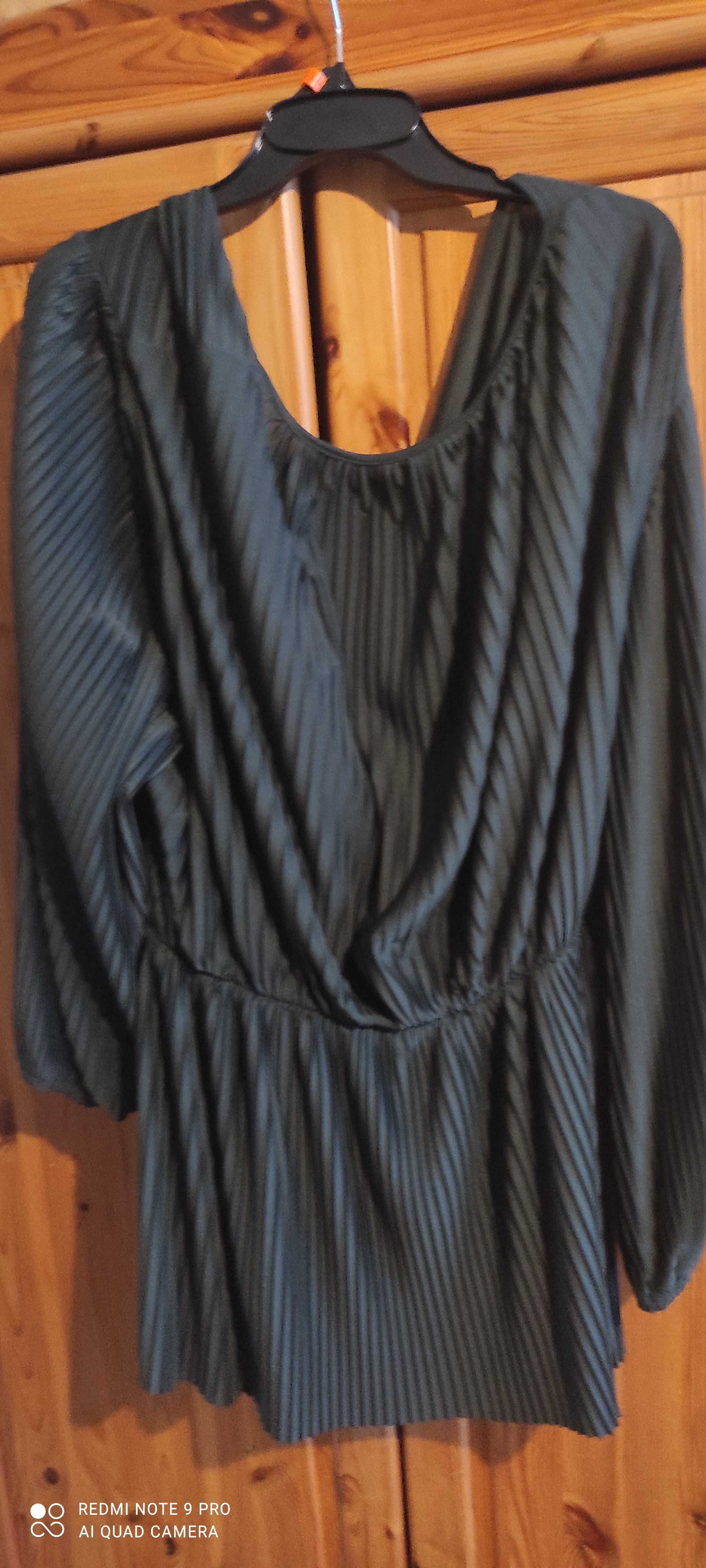 Elegancka bluzka damska plisowana XXL