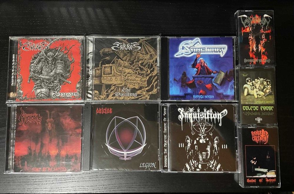 CD's e Cassetes de Metal (Black, Death, Thrash, Doom, Heavy)