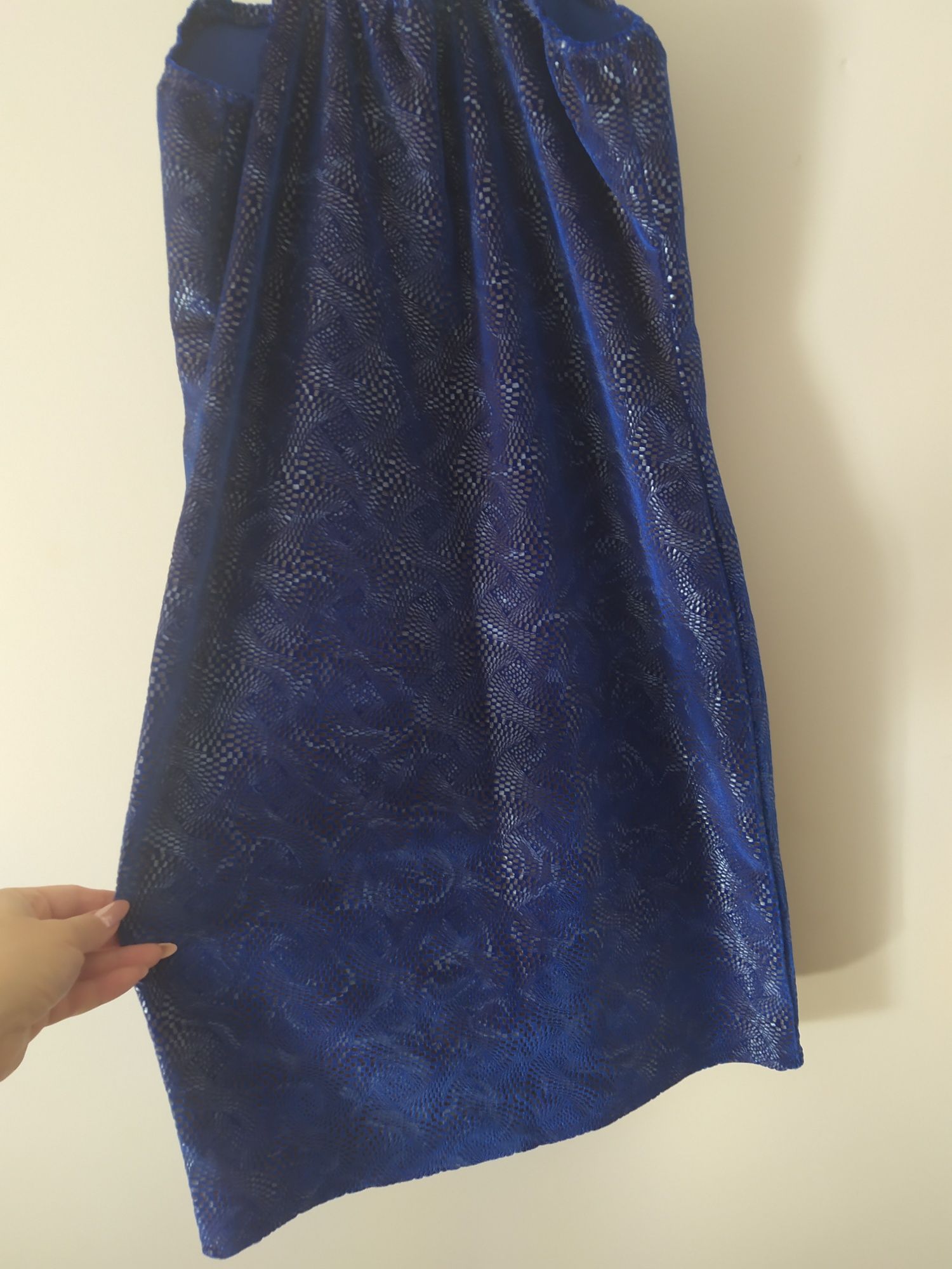 Sukienka mini S kobaltowa