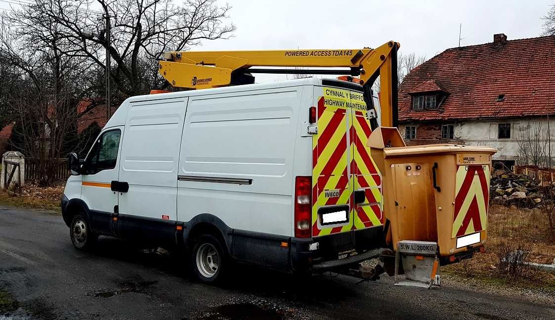 IVECO podnośnik koszowy 10r 3.0tdi zwyżka TDA145 z 21r 12m 200kg