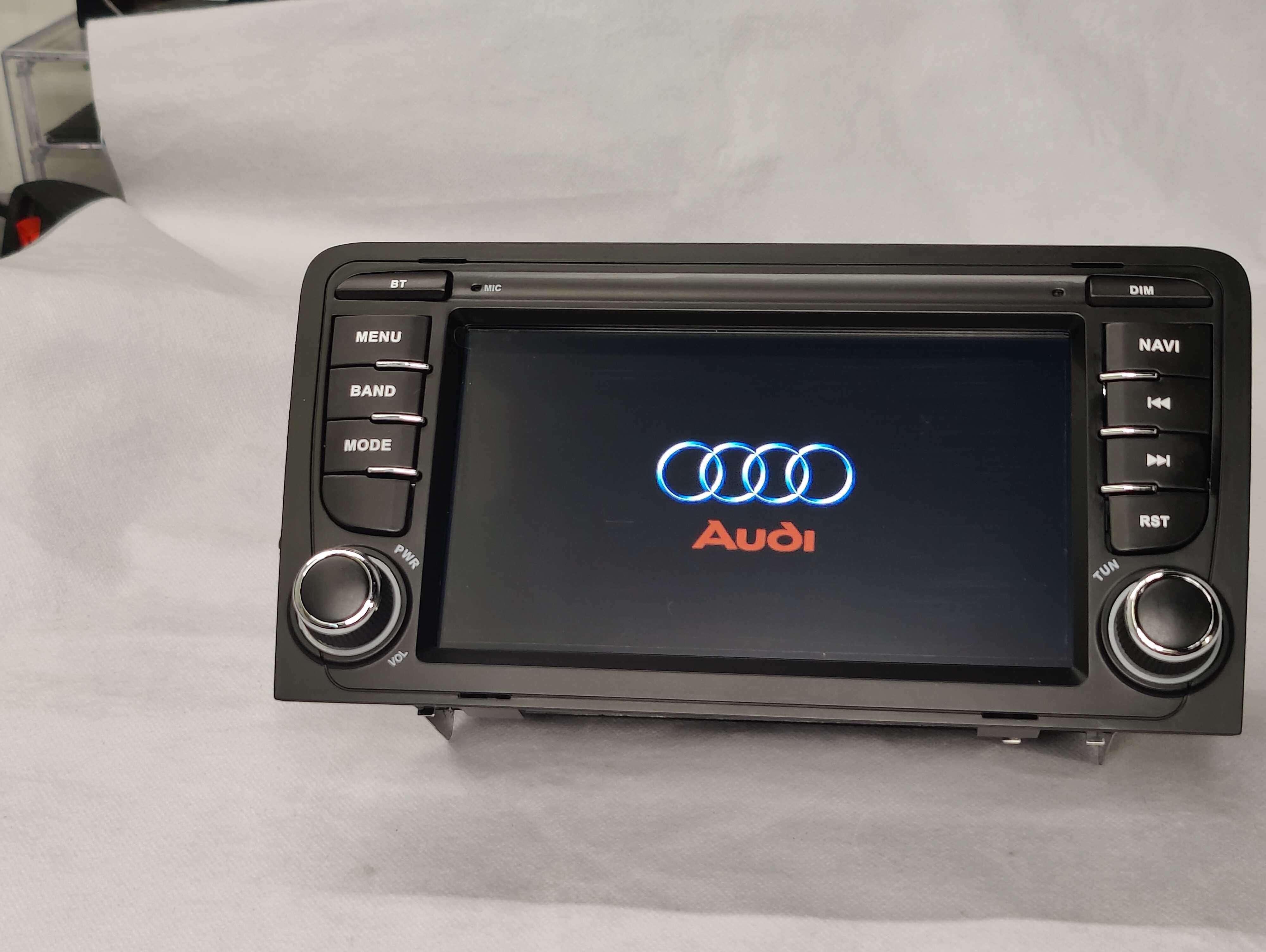 Radio 2 DIN Android Audi A3 – Android 12 2GB RAM - Novo Garantia