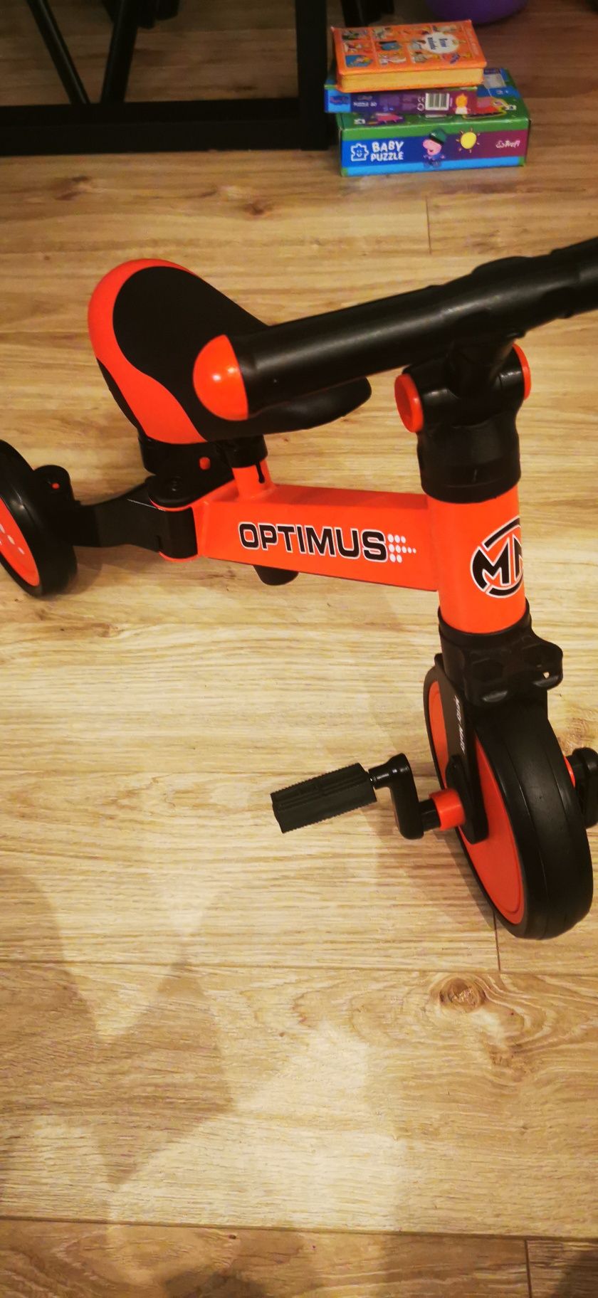 Rowerek biegowy trójkołowy Optimus
