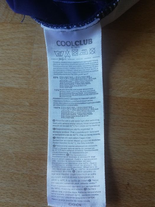 Strój kąpielowy rozmiar 164 i klapki rozmiar 33