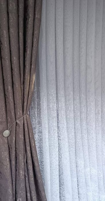 Штора  портьєра мармур