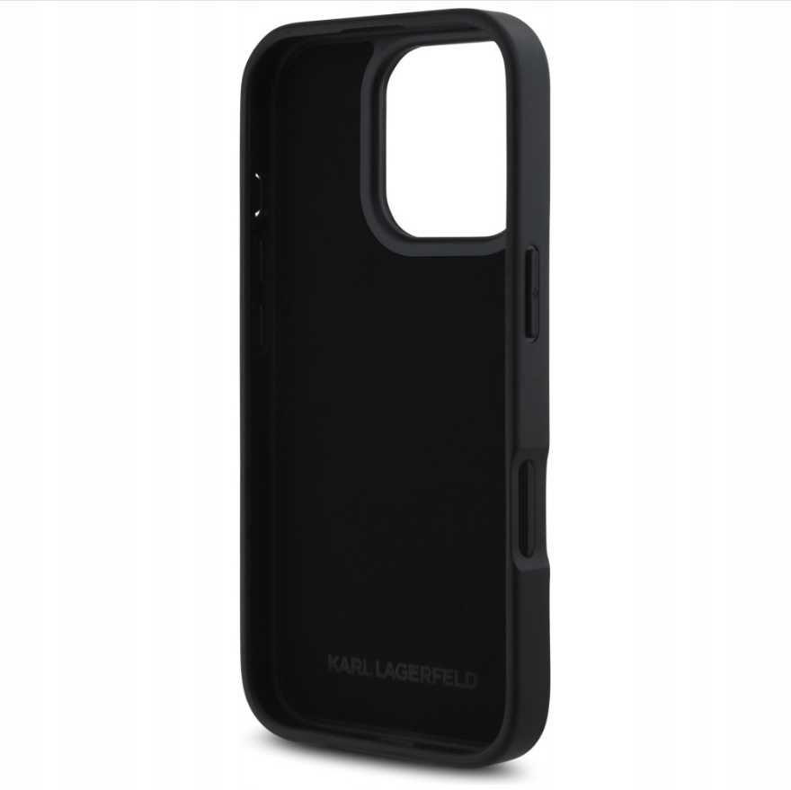 Karl Lagerfeld do Apple iPhone 16 Pro czarny BiznesMonkey