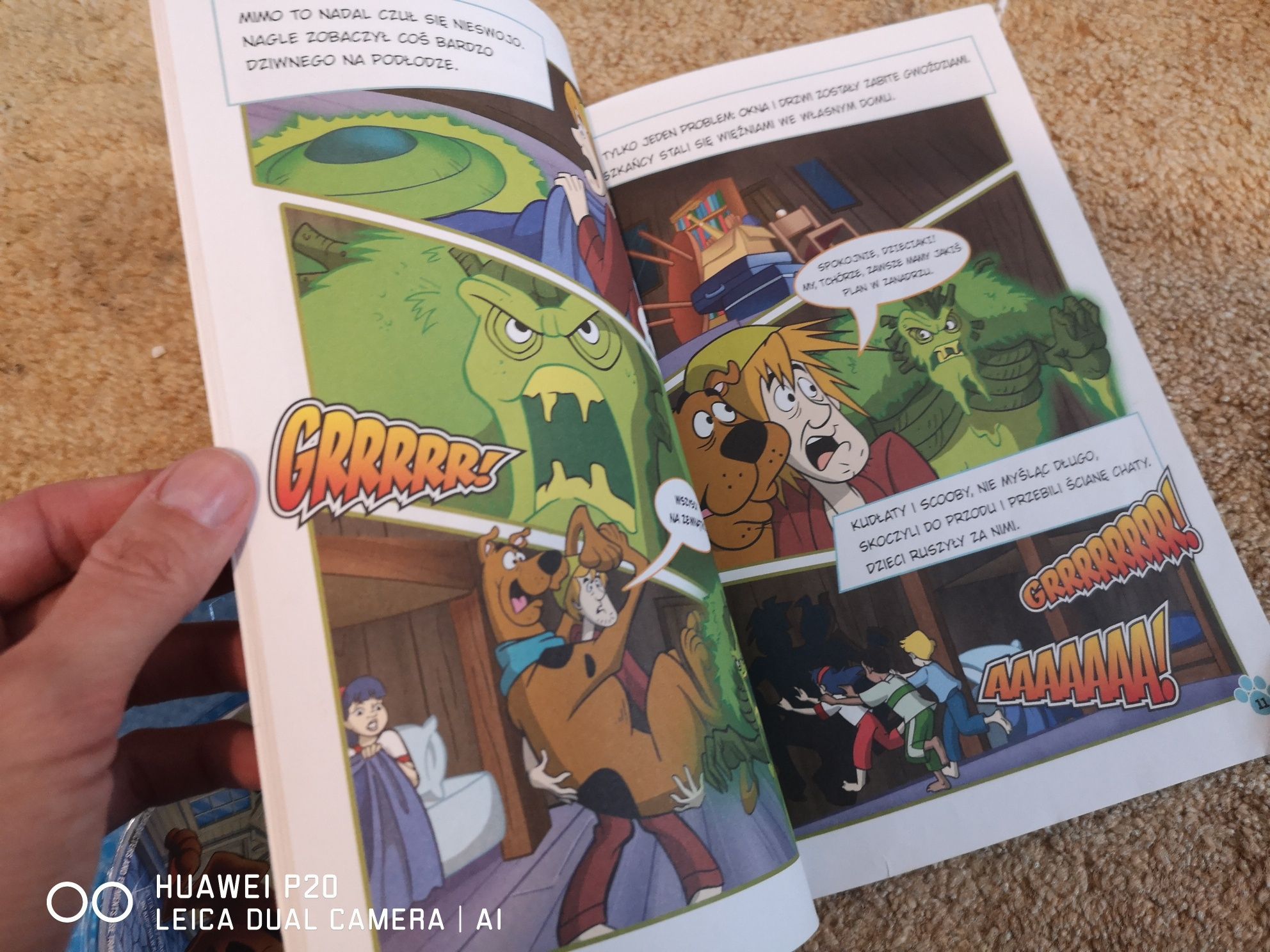 Scooby-Doo komiks Książeczka z filmem dvd.