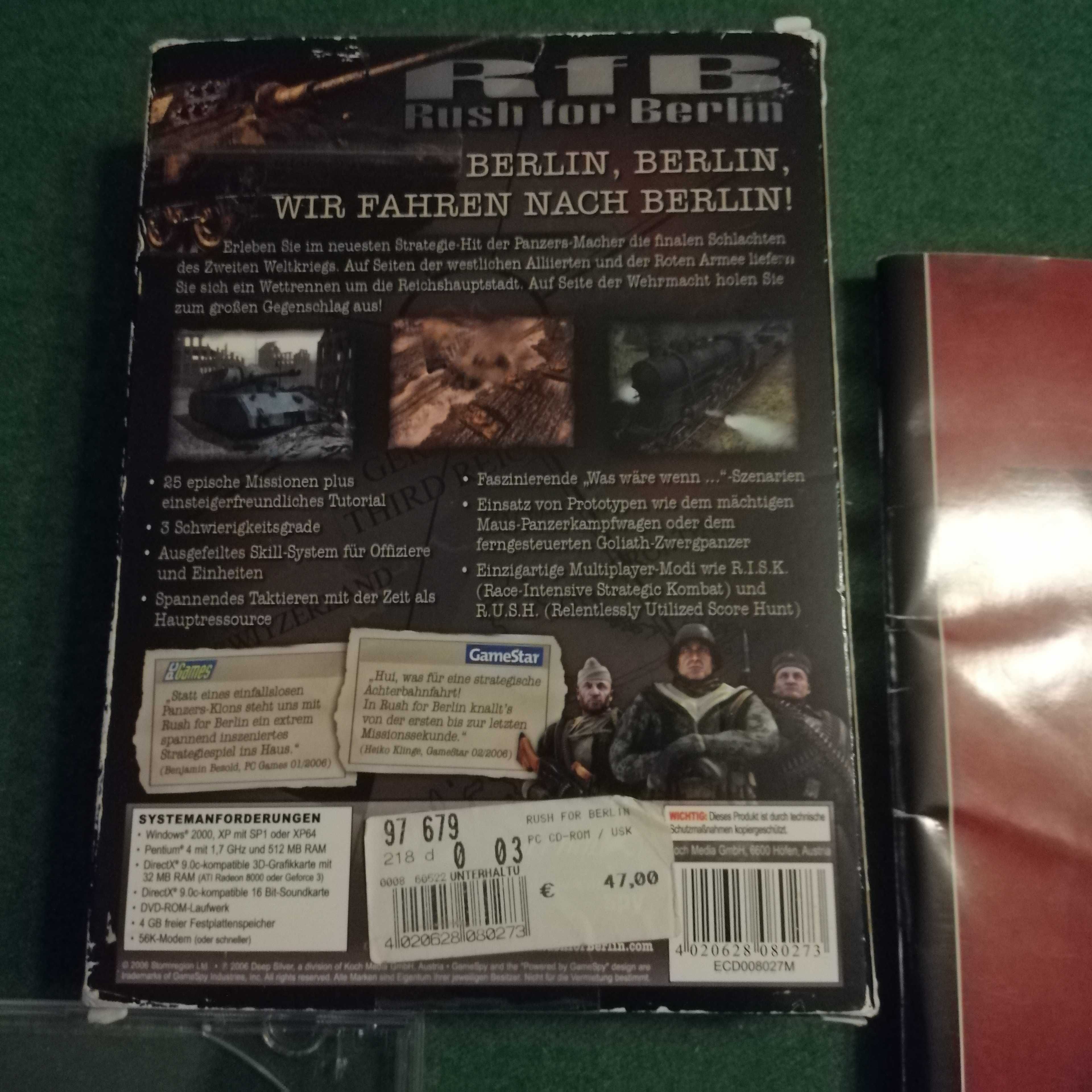 Gra PC - RfB Rush for Berlin - Box!