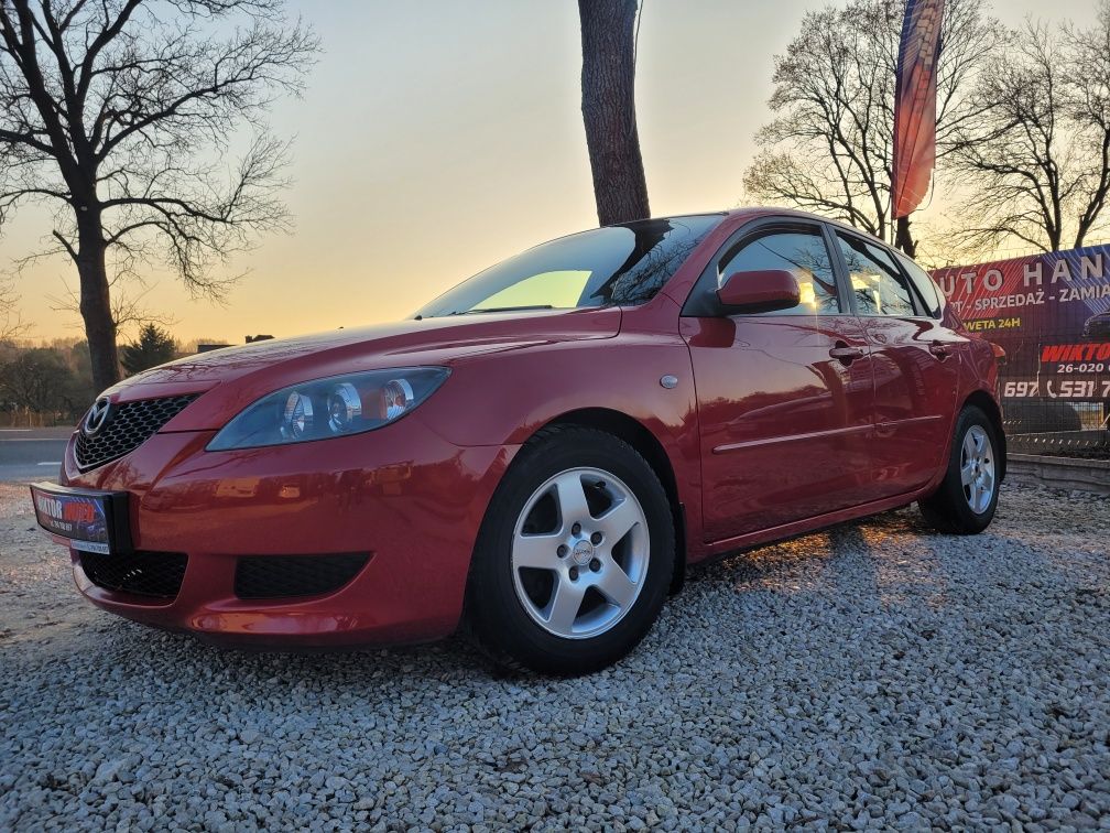 Mazda 3*Rok 2005*1,6 B*Klimatyzacja*Parktronic*Po opłatach*