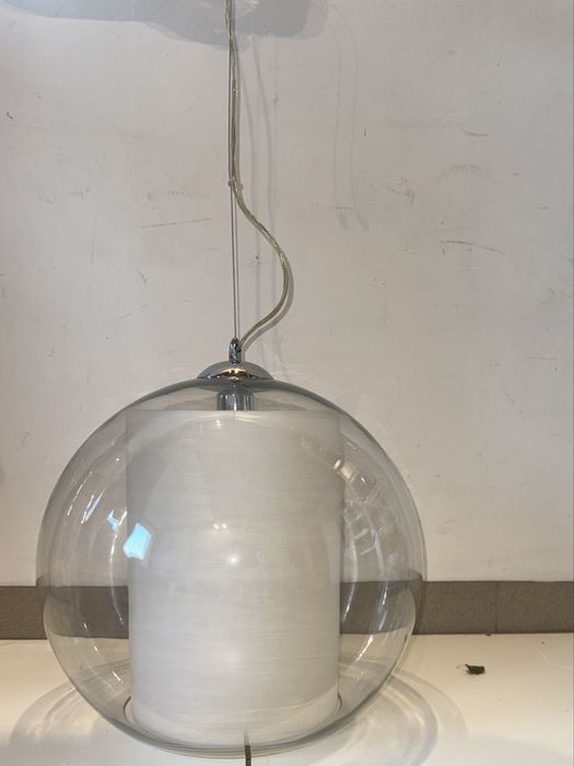 Szklana lampa wisząca