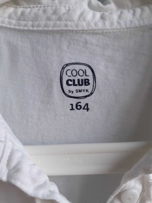 Koszulka z kołnierzykiem szkoła Cool Club dla dziewczynki Smyk 164