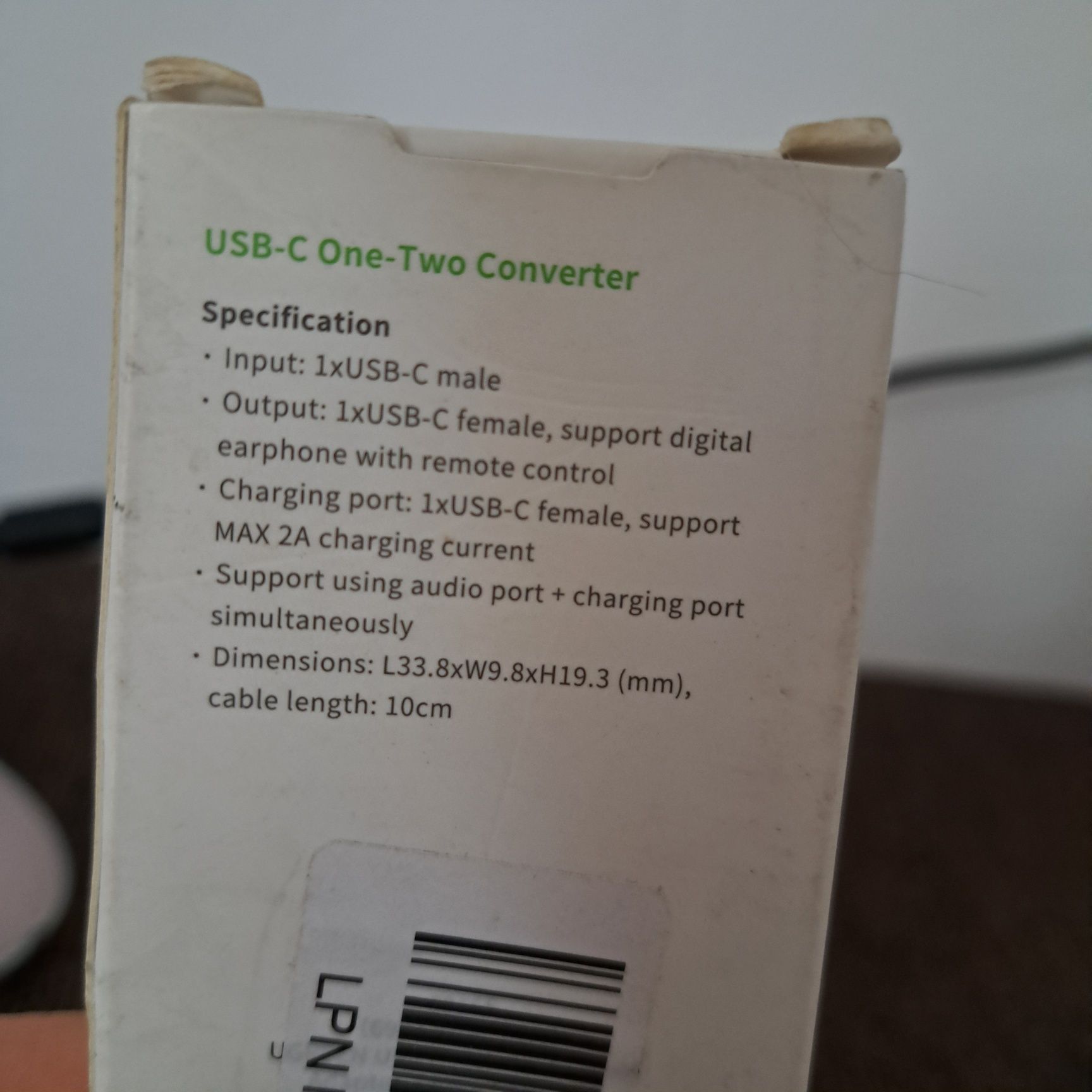 UGREEN 2 w 1 typ USB C na podwójny adapter .