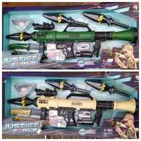 Іграшка для хлопчика військовий набір зброї з гранатометом дитячий