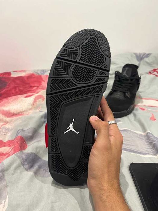 "Buty damskie Trampki"  Jordan 4 Retro Black cat rozmiar 44