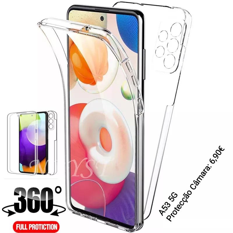 Capa 360* Tpu+Pc P/ Samsung A22 4G / A22 5G / A53 5G / A72 / A73 5G