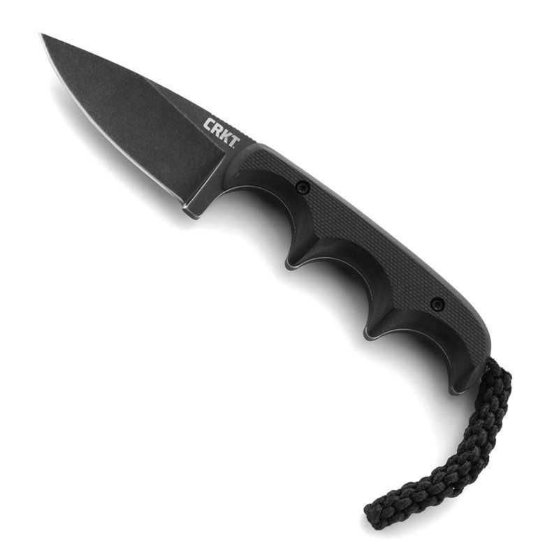 Nóż CRKT Minimalist Black Drop Point 2384K + etui