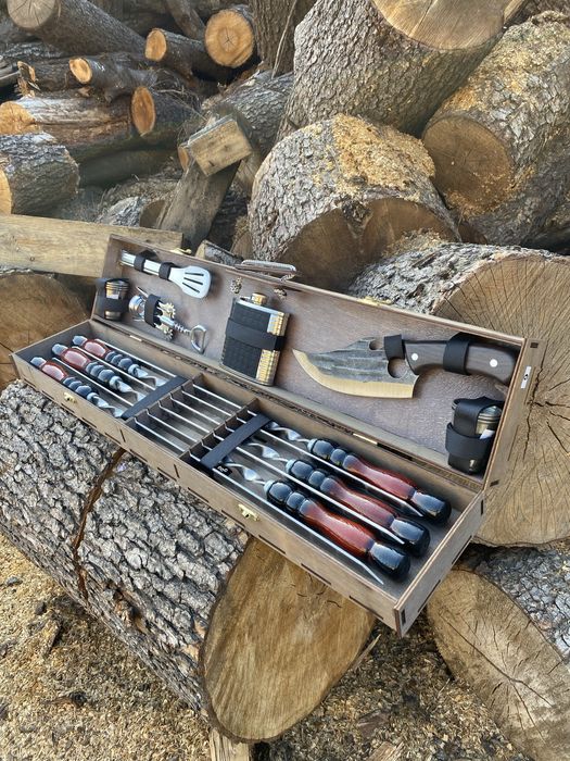 Набори  шампурів Подарунок Другу Чоловіку