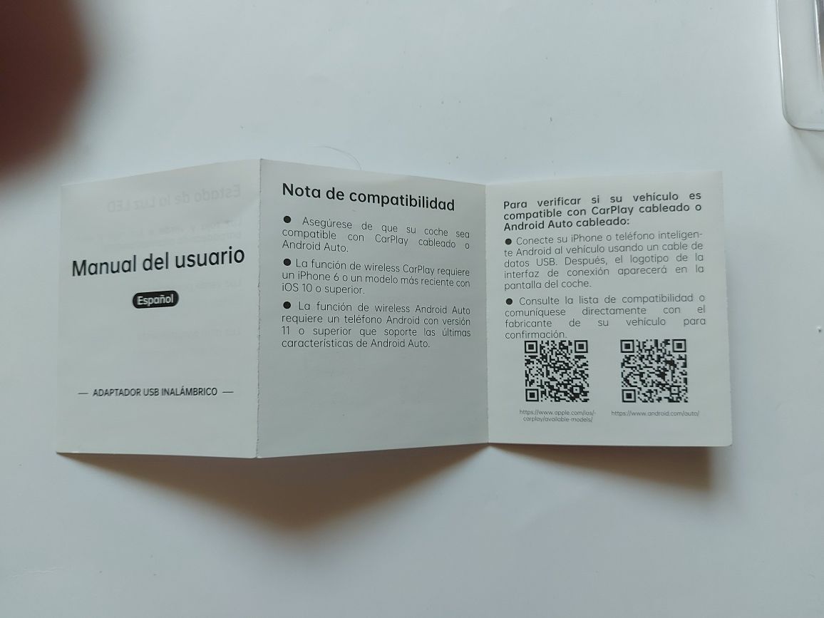 NOWY bezprzewodowy adapter CarPlay / Android Auto,