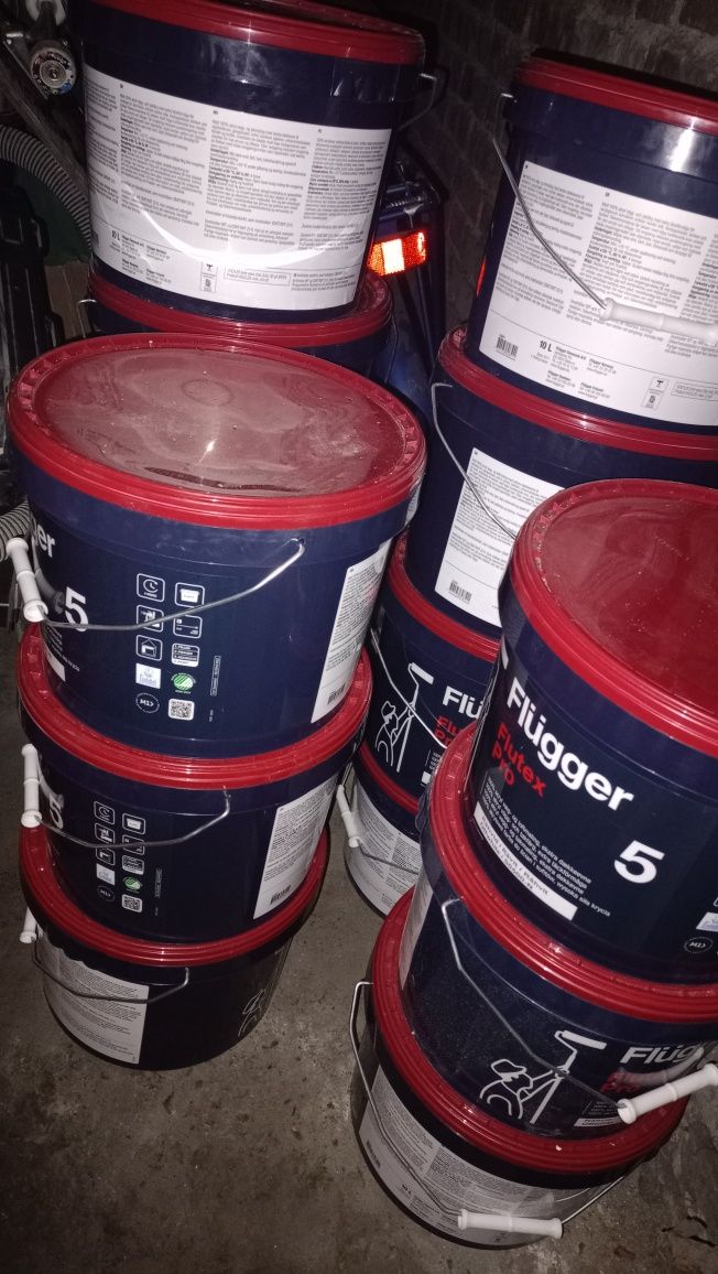 Flügger Flutex Pro 5, matowa farba do ścian i sufitów