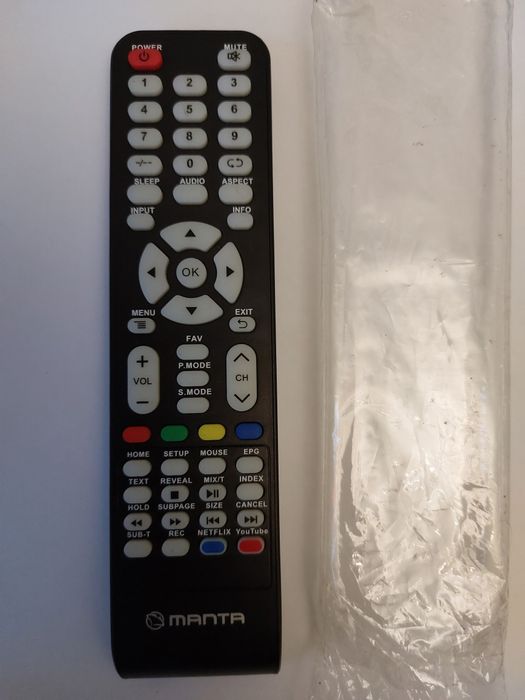 Pilot Manta MANRC057A Oryginał 32LHA48L Netflix Youtube 70LUA59M