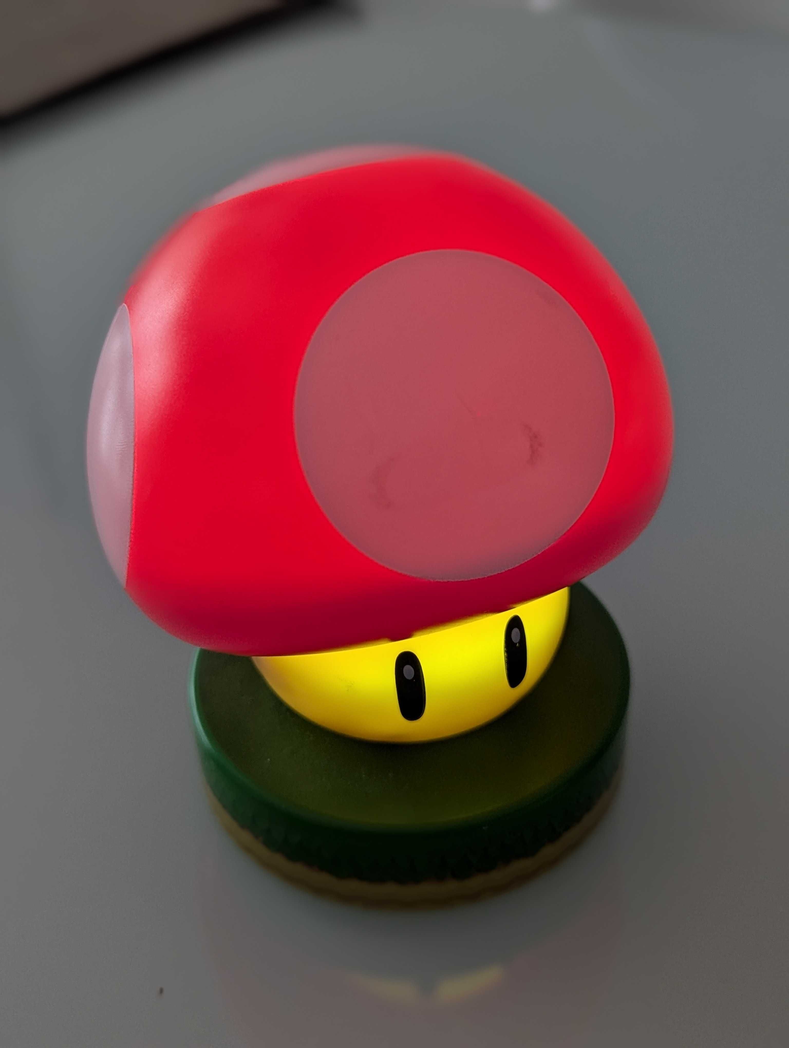 Lâmpada noturna cogumelo Super Mario