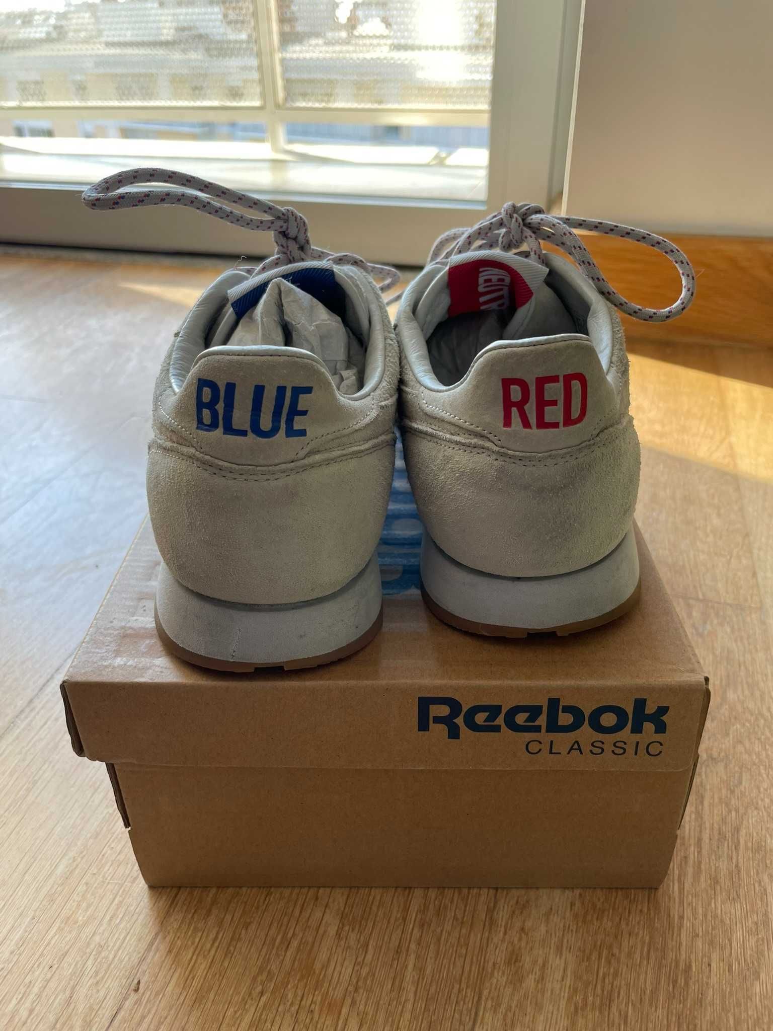 Reebok Classic Leather Kendrick  Lamar Red and Blue 41 US8.5