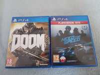 Gry PS4 DOOM i Need For Speed