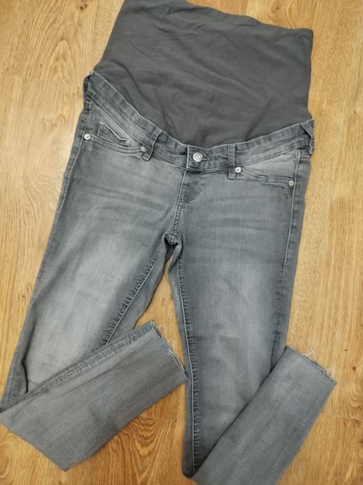 Jeansy ciążowe S