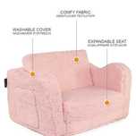 Mini sofa dla dziecka rozkładana różowa lub dla zwierzaka