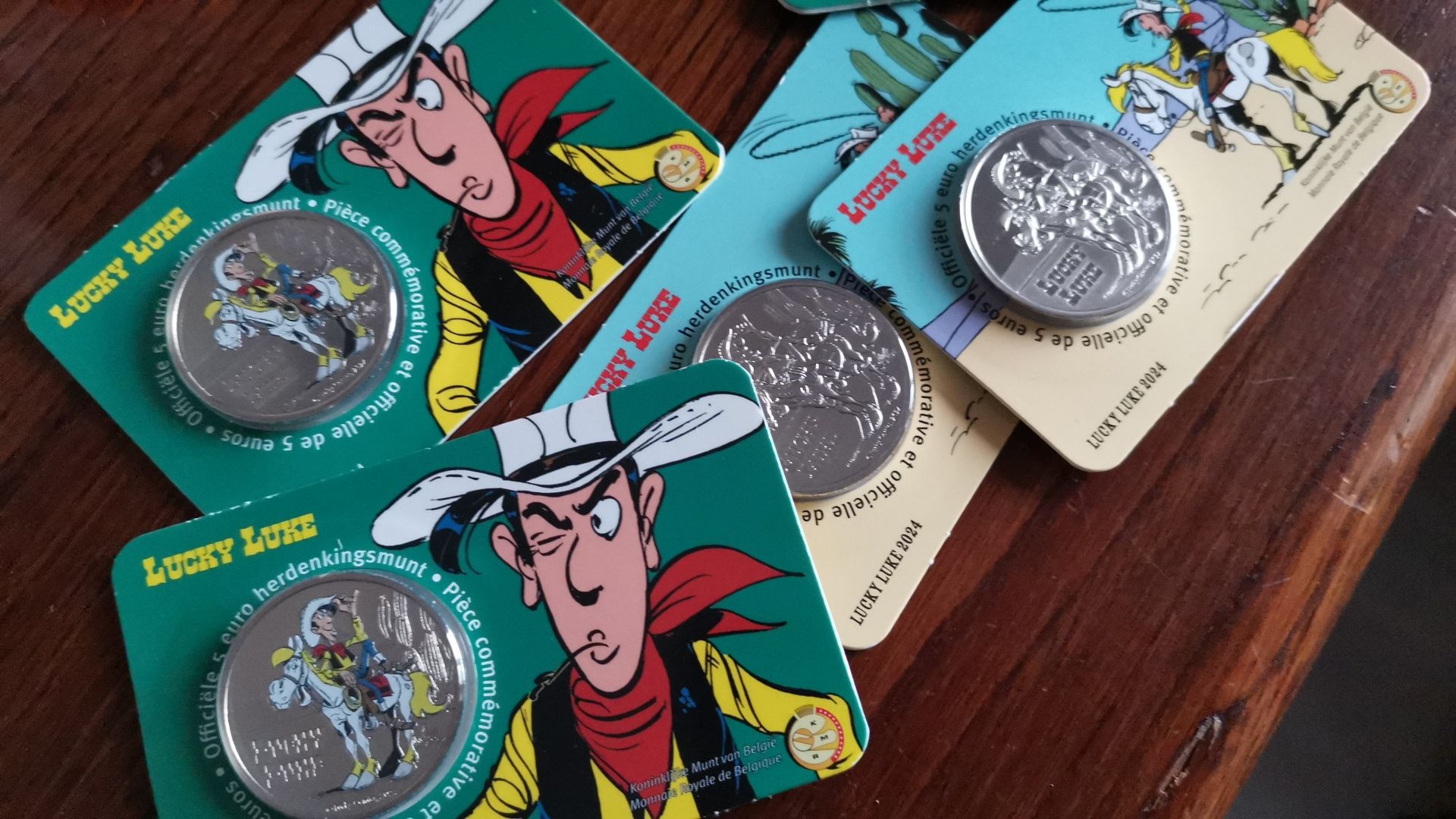 Moeda lucky luck em coincard - Bélgica