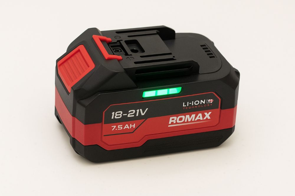 Найкращий акумулятор Romax 18-21v 7.5a посадка makita високотоковий