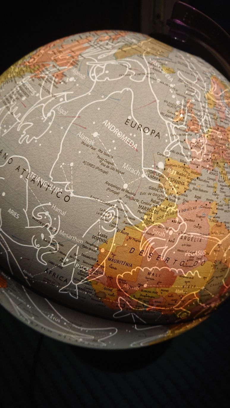 Globo terrestre, globo mapa mundo