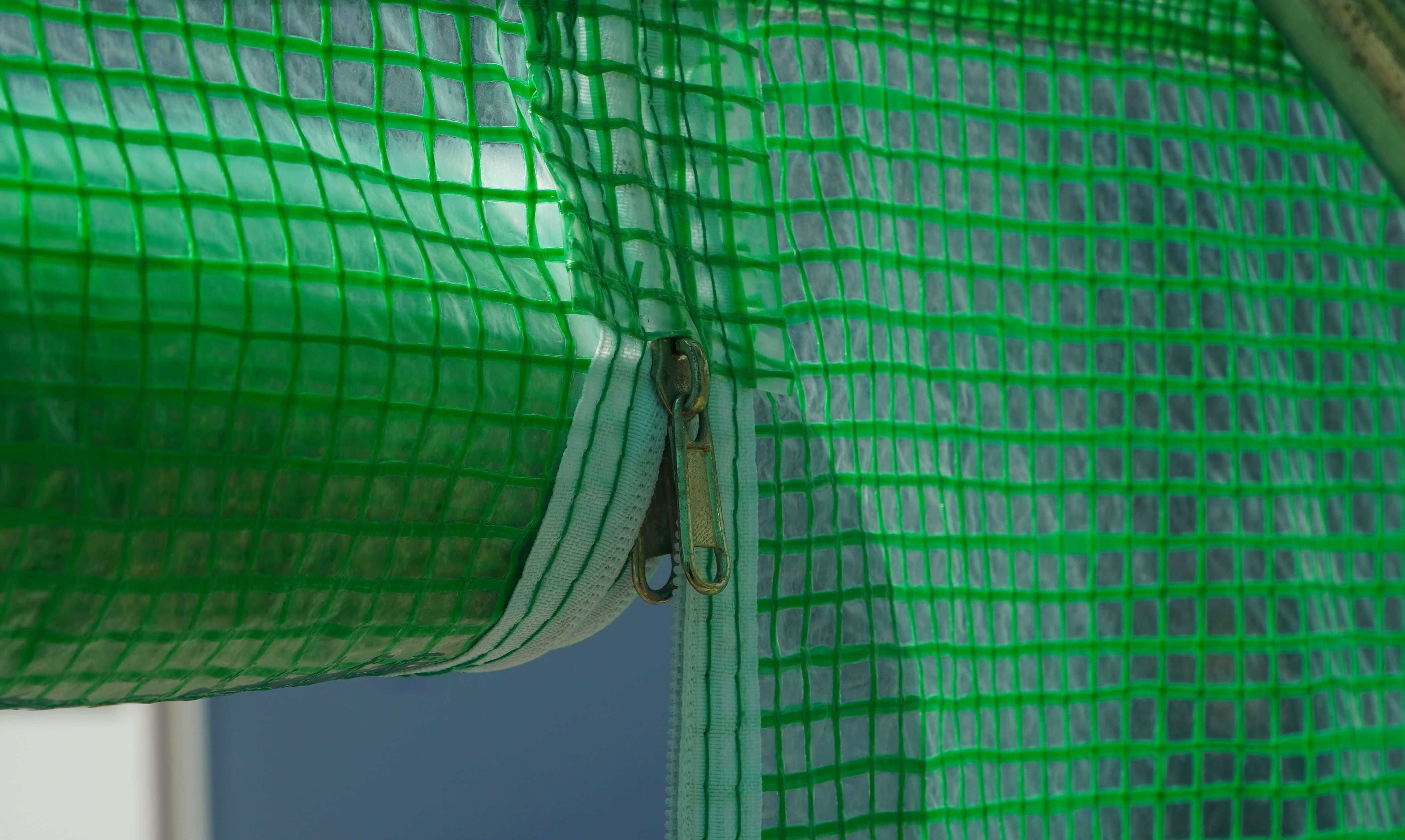 Tunel foliowy zielony szklarnia 2x3,5 m