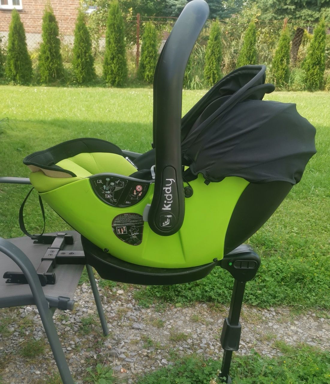 Fotelik samochodowy Kiddy 0-13 kg, z bazą isofix, nie Cybex, britax