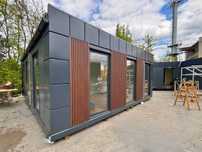 Kontener Biurowy Handlowy Usługowy Pawilon Mobilny Kiosk 6x3 7x3 8x3