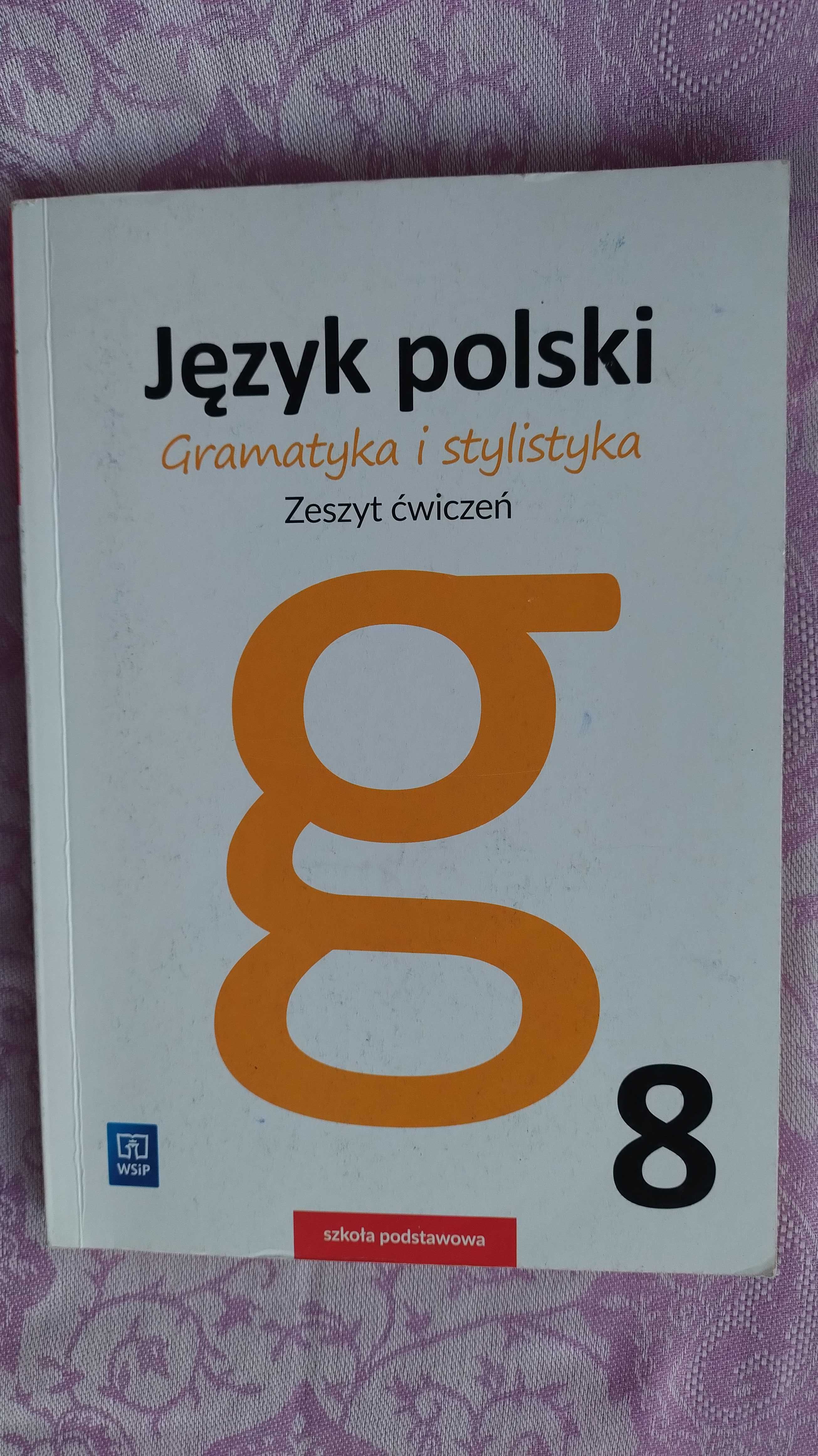 język polski gramatyka i stylistyka klasa 8 WSiP zeszyt ćwiczeń