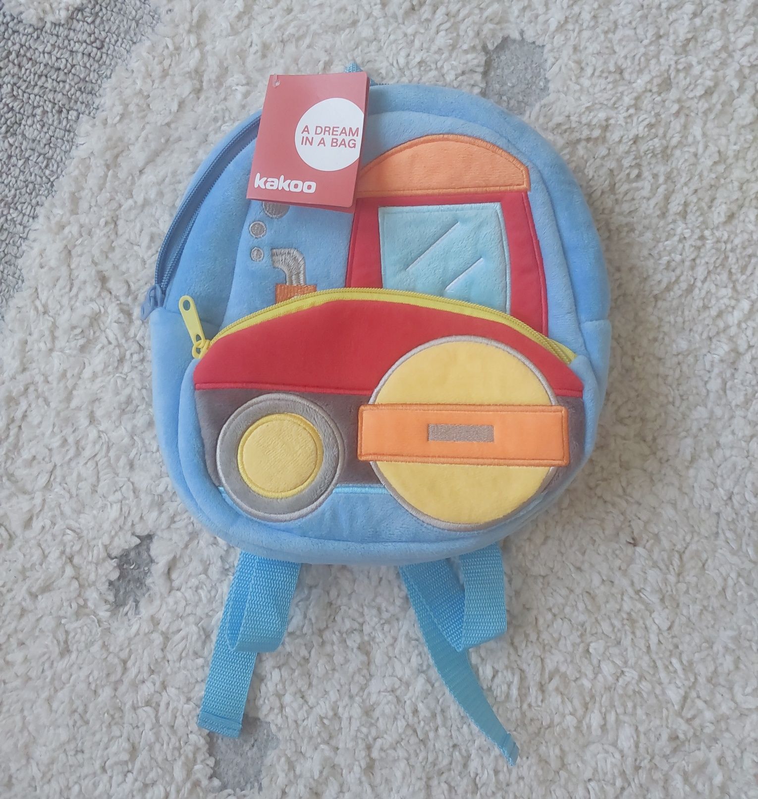 Nowy pluszowy plecaczek traktor