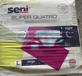 Pampersy Seni super Quatro rozmiar L