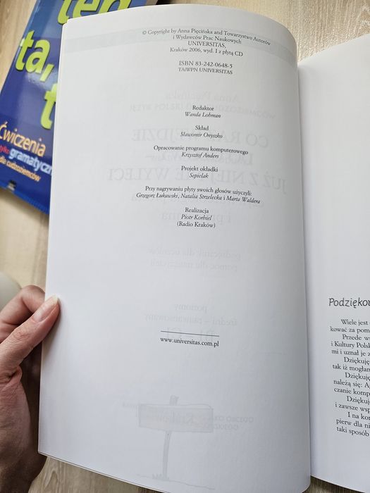 Podręcznik do nauki j. polskjego - co raz wejdzie do głowy.