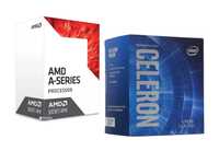 Процессоры Intel Celeron G3930 s-1151  AMD A8 9600A10 9700 s-AM4