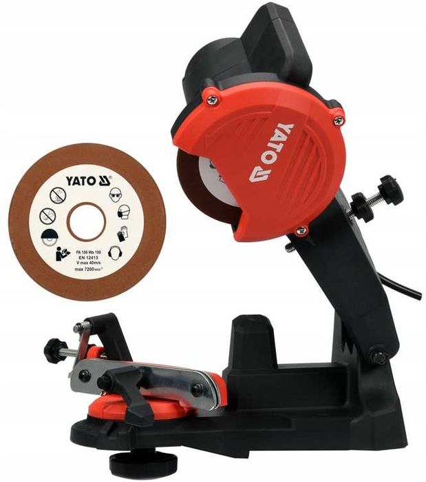 Elektryczna ostrzałka do łańcuchów YATO 85 W Szybka Precyzyjna [NOWA]